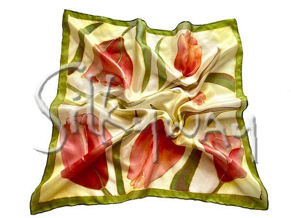Tulipánok selyemkendő (T55220422ZA)
